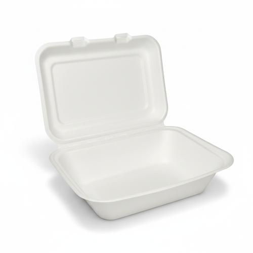 18cm-x-13cm-Sugarcane-Rectangular-Tall-Clamshell