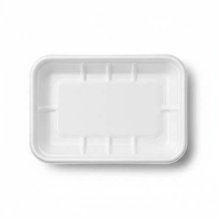 9'' (22cm) x 6''(14cm) Sugarcane Rectangular 2D Tray