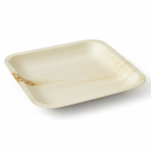 23cm-Shallow-Palm-Leaves-Square-Plate