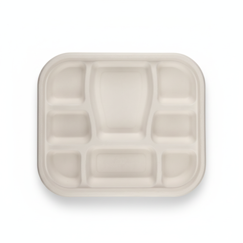 29cm-x-23cm-8-compartment-Sugarcane-Rectangular-Container-with-Lid