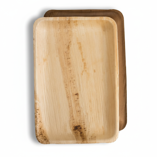 30cm-x-13cm-Shallow-Palm-Leaves-Rectangular-Tray